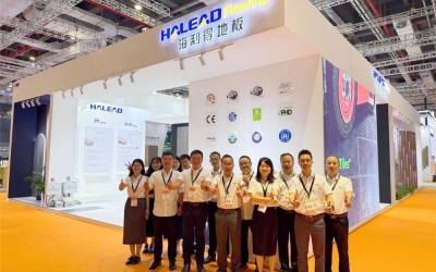 聚勢上海，智見未來——海利得參展DOMOTEX Asia 2025，以環?？萍假x能地面材料創新實踐